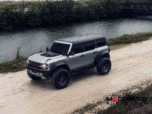 Ford Bronco Custom Wheels - HFX-1 by Vossen - Satin Black Ford Bronco Custom Wheels - HFX-1 by Vossen - Satin Black